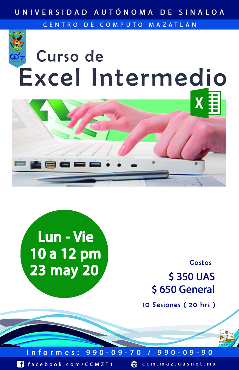 Curso De Excel Intermedio Red Universitaria De Educación Continua Universidad Autónoma De 5977