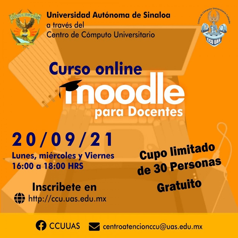 Curso online Moodle para profesores CCU 2021